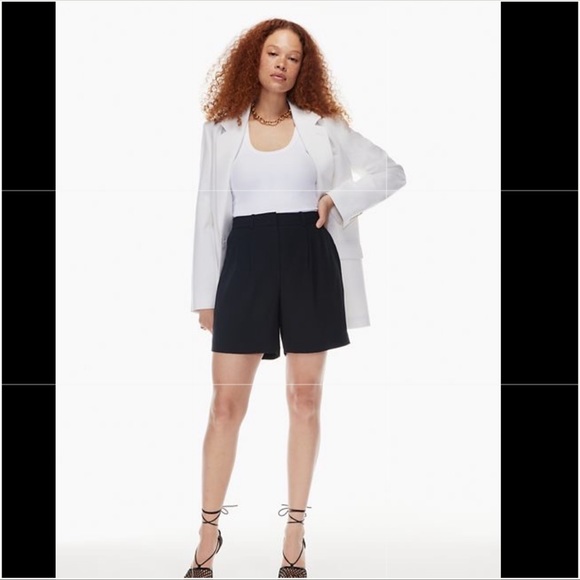 🩳 Talula Babaton black Bermuda shorts size 8 with pockets - Picture 1 of 13